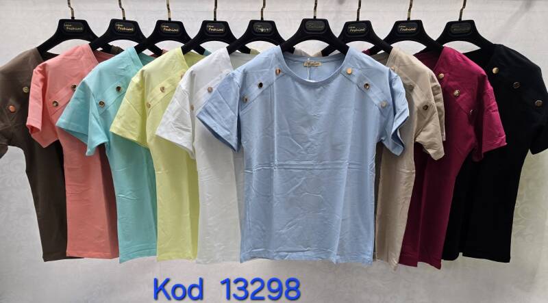 Bluzki damskie Roz Standard, Mix kolor Paczka 12 szt